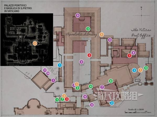 《夺宝奇兵古老之圈》梵蒂冈全收集地图_梵蒂冈地图