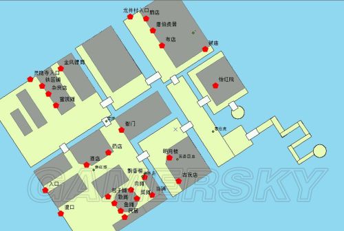 《侠客风云传》杭州地图_侠客风云传 杭州地图