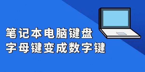笔记本电脑键盘字母键变成数字键_笔记本字母变数字