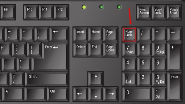 关闭Num Lock 关闭Num Lock