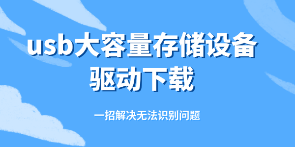 usb大容量存储设备驱动下载_移动硬盘usb驱动