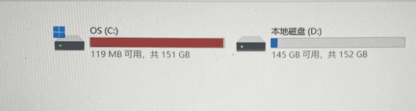 C盘空间变小 C盘空间变小