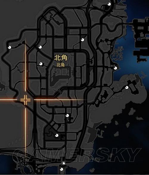 《热血无赖》北角噩梦地狱石敢当位置地图标示_热血无赖北角噩梦