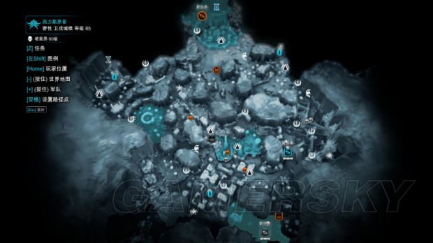 《中土世界战争之影》全收集要素标注地图_中土世界:战争之影