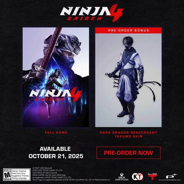 《忍者龙剑传4》预购及豪华版奖励一览_龙剑预约