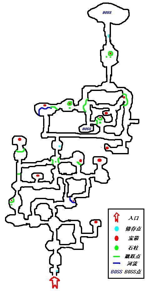 《伊苏6》地图_伊苏6绿水洞地图