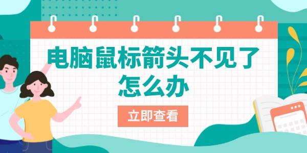 电脑鼠标箭头不见了怎么办?鼠标指针