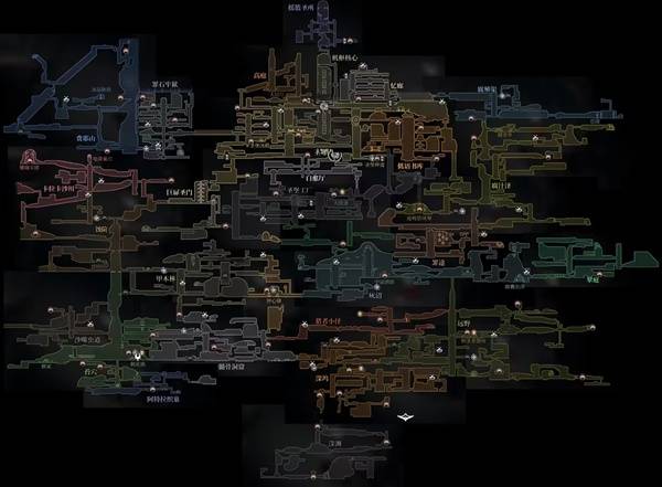 《空洞骑士丝之歌》完整大地图一览_丝之歌地图