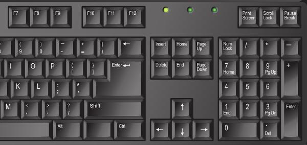 查看键盘指示灯 查看键盘指示灯