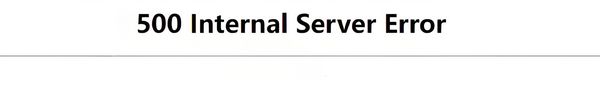 error500错误原因