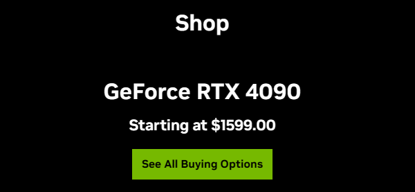 RTX 4090官方最新报价