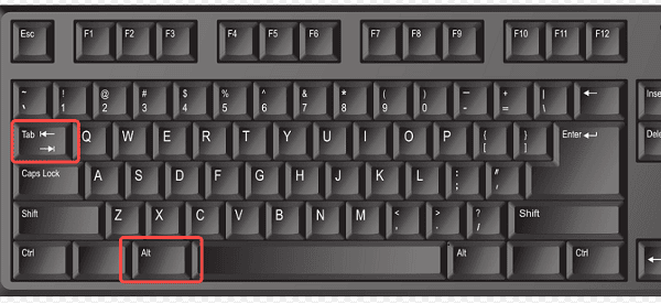 使用快捷键强制切出全屏界面