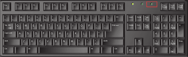 键盘第三个灯亮着是什么原因