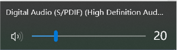 确保音量滑块未被调至最低
