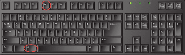 使用快捷键强制关闭程序 使用快捷键强制关闭程序