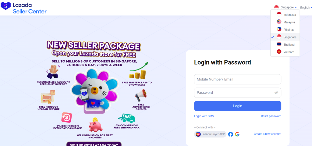 lazada卖家中心登录