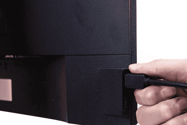 检查显示器连接线和接口