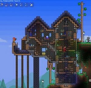 泰拉瑞亚房子设计图 第十九套房子设计图