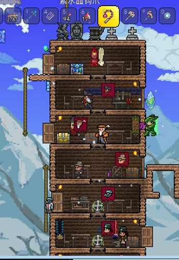 泰拉瑞亚房子设计图 第十九套房子设计图