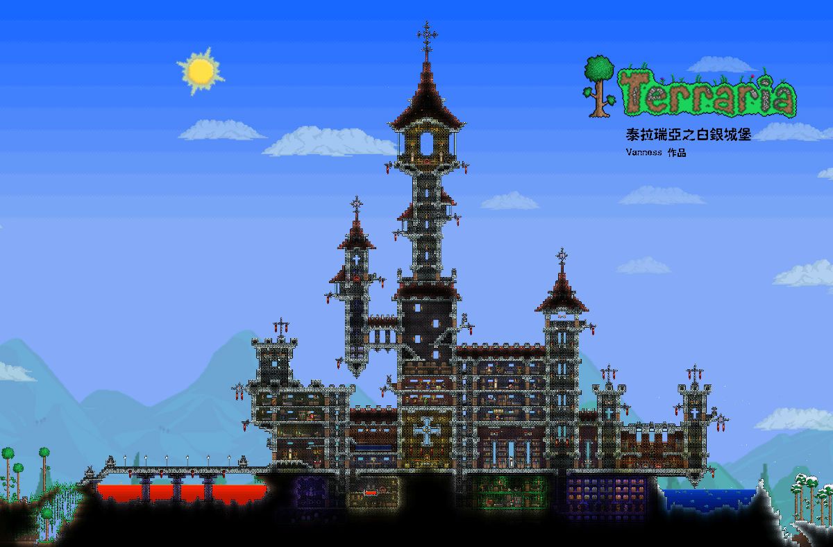 泰拉瑞亚房子设计图 第二十套房子设计图