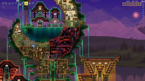 泰拉瑞亚房子设计图 第十四套房子审计图