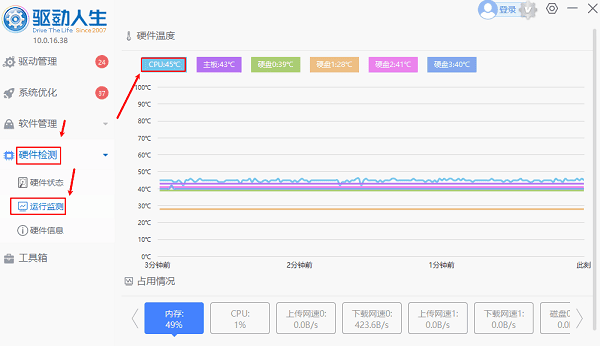 查看电脑的CPU温度